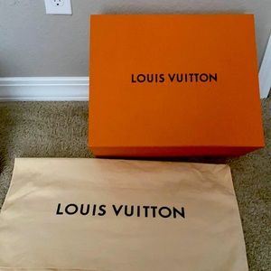 Louis Vuitton box and bag